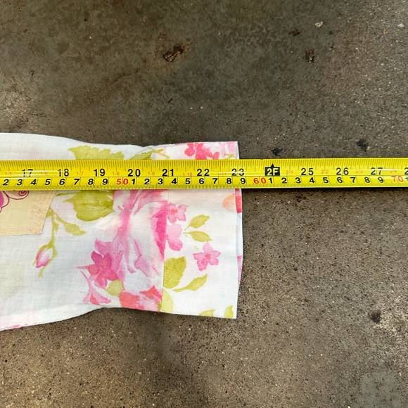 Floral Button Front Blouse Upcycled With Vintage Patches, Embroidery Small - Picture 13 of 13